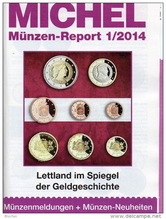 Briefmarken Rundschau MICHEL 1/2014 Neu 6€ New Stamps Of The World Catalogue And Magacine Of Germany ISBN4 194371 105009 - Crónicas & Anuarios