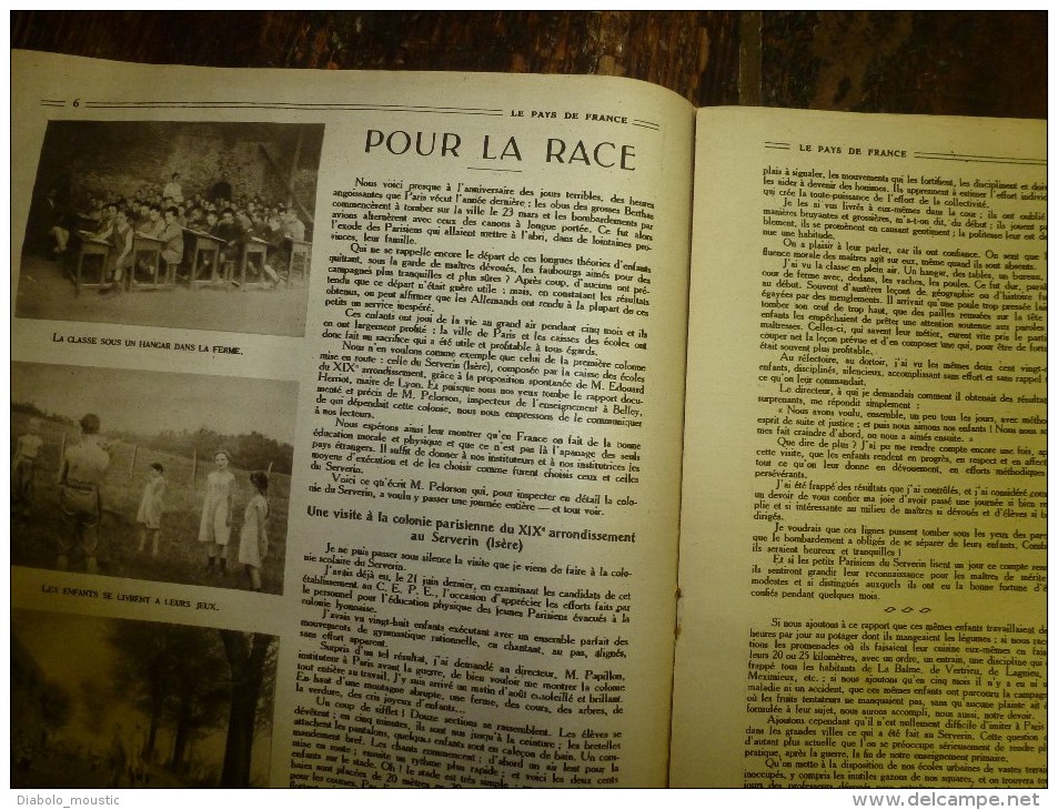 13 Mars 1919  LE PAYS DE FRANCE (n° 230) - French