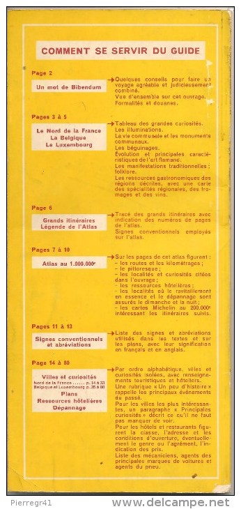 GUIDE-TOURISTIQUE-1953-MI CHELIN-JAUNE-NORD FRANCE-BELEGIQUE-LUXEMBOURG- EDITION-PEU SERVI--BE-RARE - Michelin (guide)