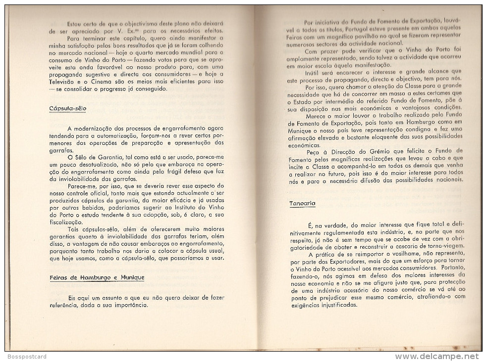 Porto - Assembleia Geral Do Grémio Dos Exportadores De Vinho Do Porto - Gaia. Portugal - Livres Anciens