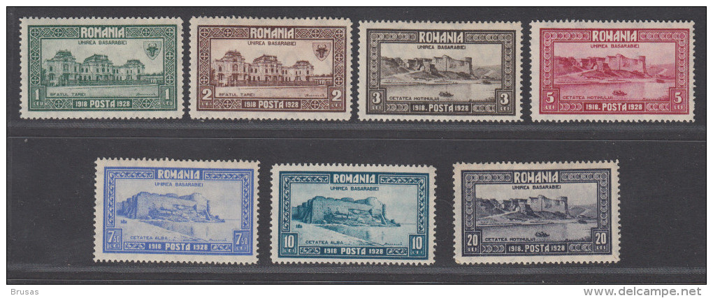 Romania 1928 - Michel 329-335 Mint Hinged * - Neufs