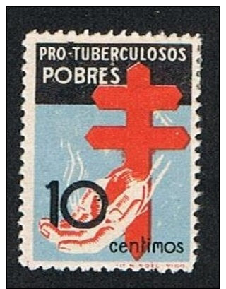 Ed. 840 Pro Tuberculosos Año 1937 Nuevo Char. - Nuevos