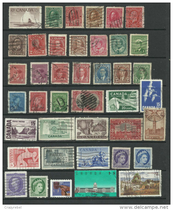 Canada  Selection Of 41 Used Stamps ( B756 ) - Collections