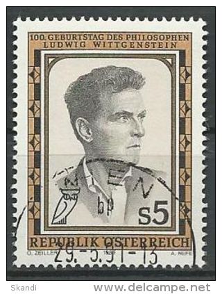 ÖSTERREICH 1989 MI-NR. 1952 O Used - ABO-Ware - (84) - Gebraucht