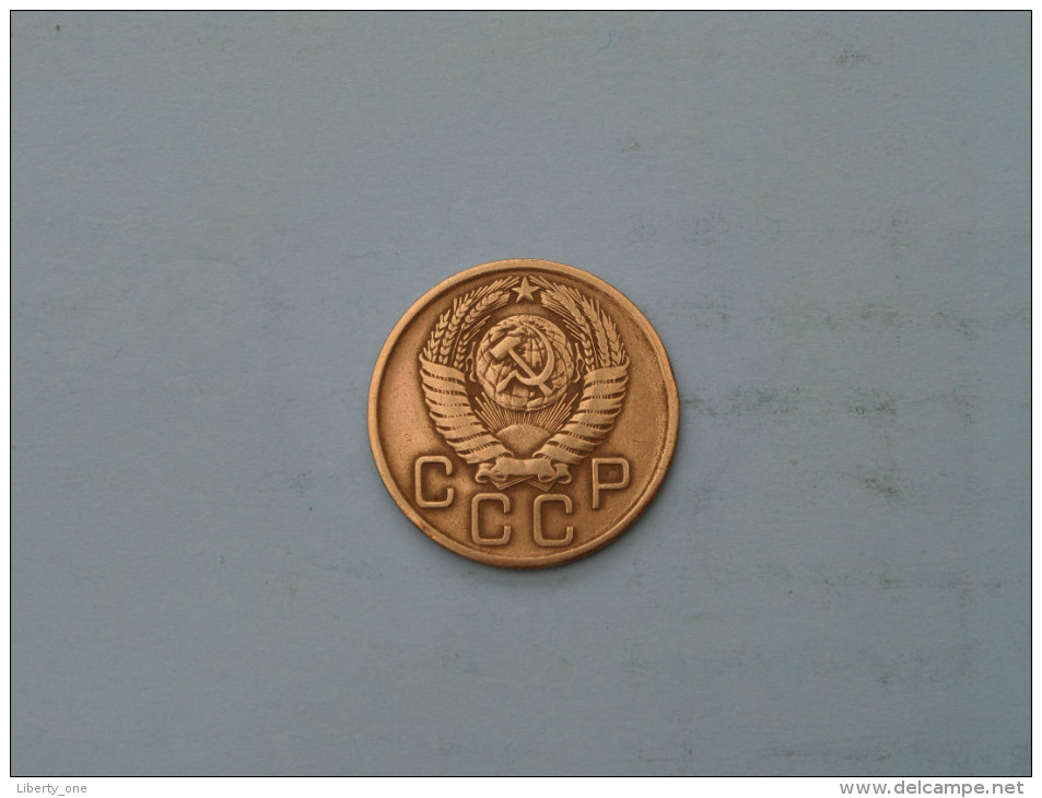 1956 - 3 Kopek -  Y# 114 ( Uncleaned - For Grade, Please See Photo ) ! - Russie