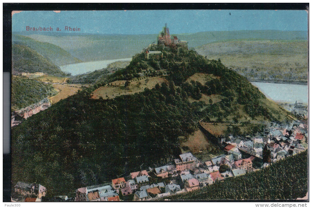 Braubach - Panorama Mit Marksburg - Braubach