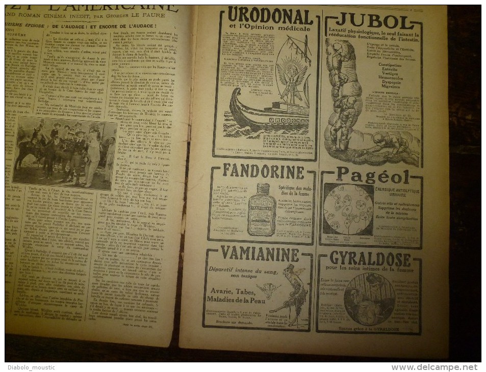 1918 LPDF: Procès Bolo; Les Greniers De L'UKRAINE ; Nieuport; Les GOTHAS à CALAIS; Le Théâtre Et La Guerre - French