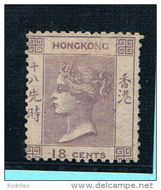 Hon Kong. Colonia Ingleas. 18 C. Violeta. Valor 800 Euros - Ungebraucht