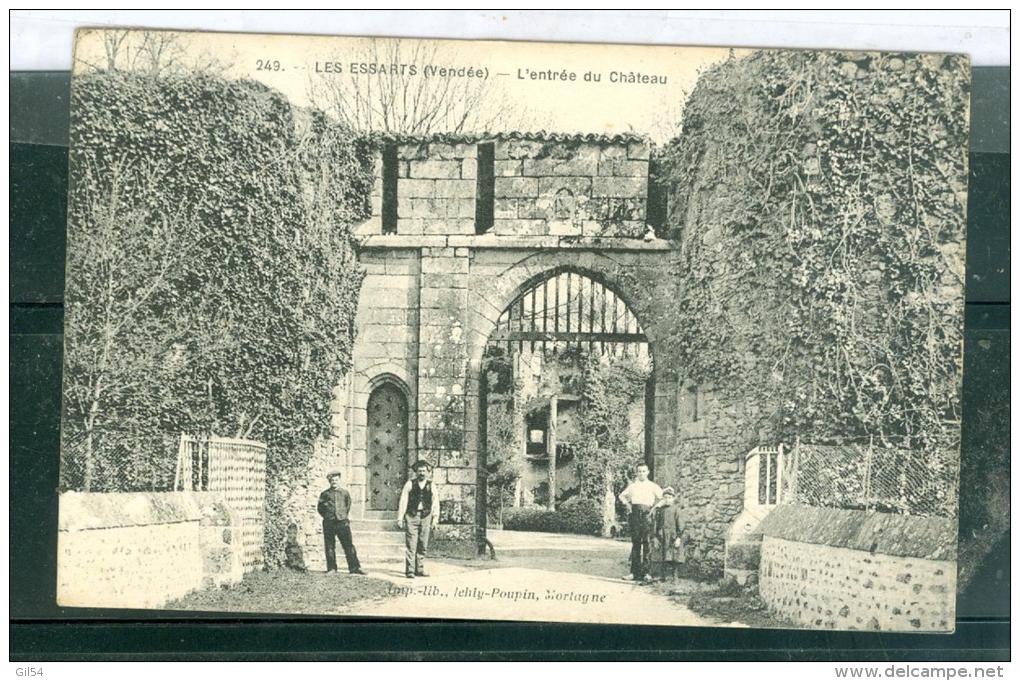 N°249  -  Les Essarts ( Vendée) L'entrée Du Chateau      - Ear154 - Les Essarts