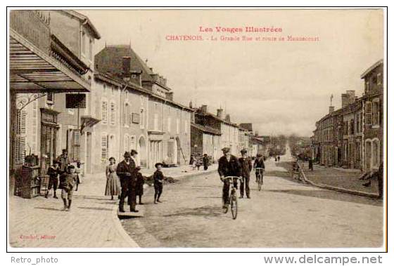 Chatenois - La Grande Rue Et Route De Mannecourt (Couchot éditeur) - Chatenois