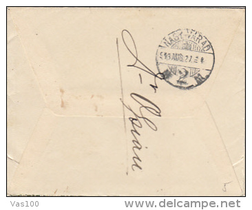 ROYAL CROWN STAMP ON COVER, 1913, HUNGARY - Briefe U. Dokumente