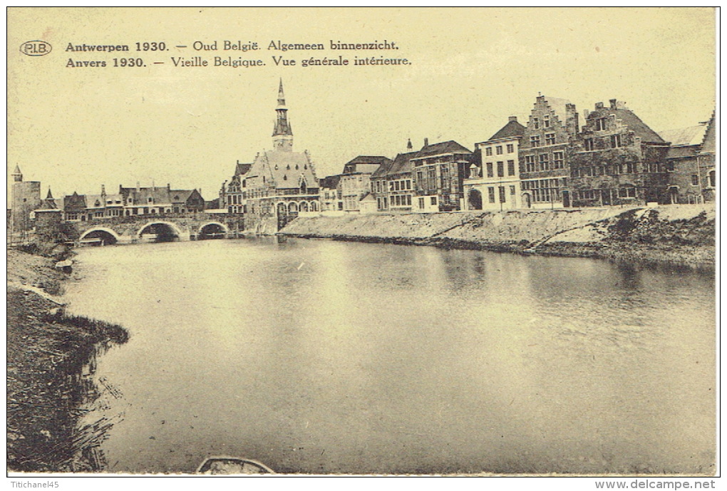 ANTWERPEN - Wereldtentoonstelling Antwerpen 1930 - Oud België. Algemeen Binnenzicht - Antwerpen