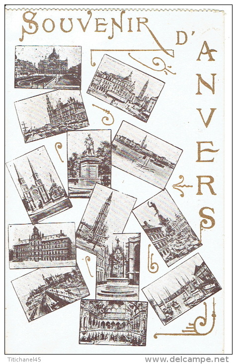 ANTWERPEN -  Souvenir D´Anvers - Multivues - Antwerpen