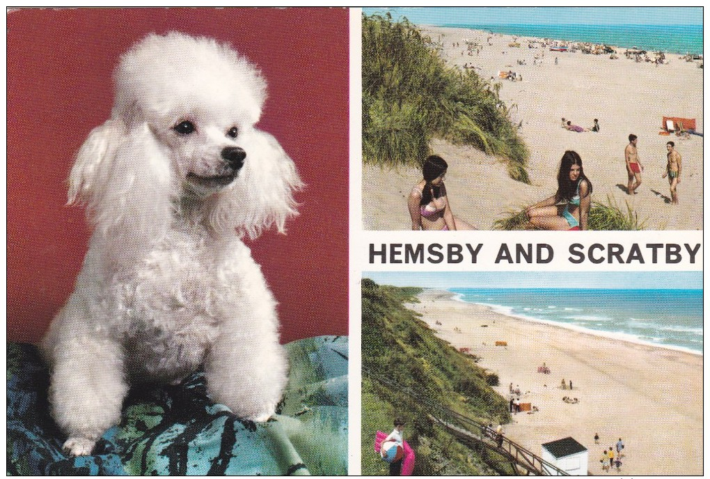 Multi View Of Hemsby And Scatby,Norfolk, Posted With Stamp,M4. - Sonstige & Ohne Zuordnung