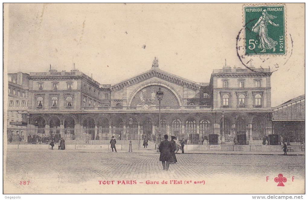 TOUT PARIS - Gare De L'Est - Métro Parisien, Gares