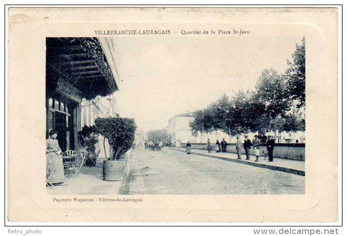 Villefranche Lauragais - Quartier De La Place St-Jean ( Pap.Frayssinet ) - Autres & Non Classés