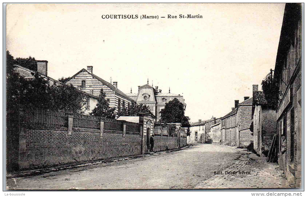 51 COURTISOLS - La Rue Saint Martin - Courtisols