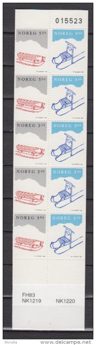 NORVEG      1993    Carnets    N°   C1071           COTE    16 € 50 - Booklets