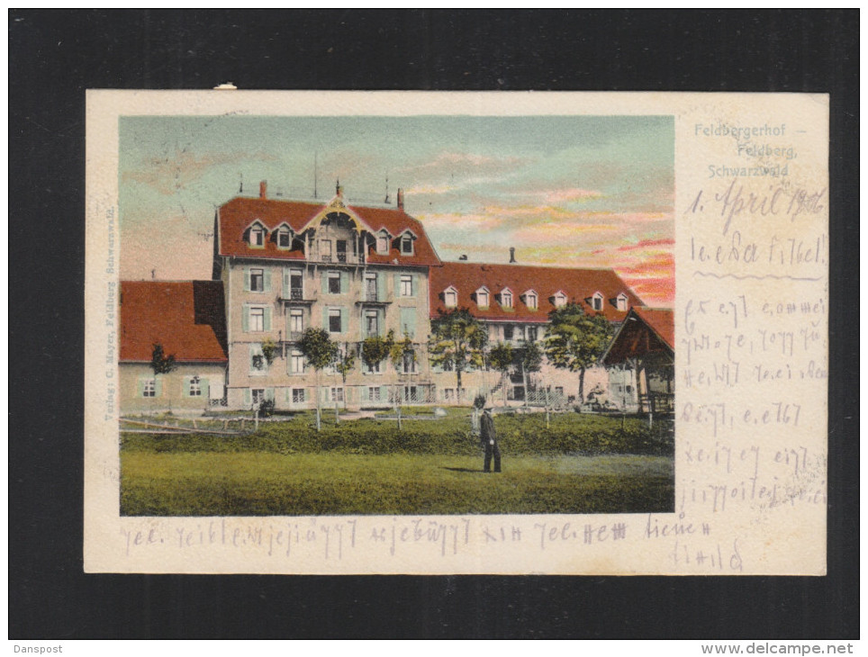AK Feldberghof Feldberg 1906 - Schopfheim