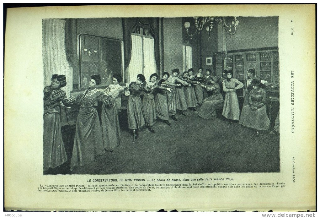 De 1902 - Article/photogravure - Le Conservatoire De Mimi Pinson - - Non Classificati