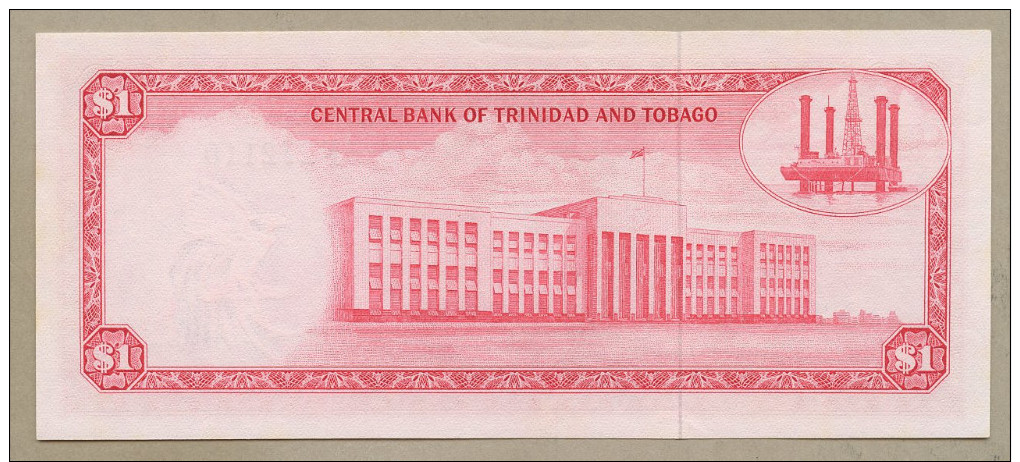 Trinidad & Tobago - $1  Pierce  QEII  P26a  Uncirculated  ( Banknotes ) - Trinité & Tobago