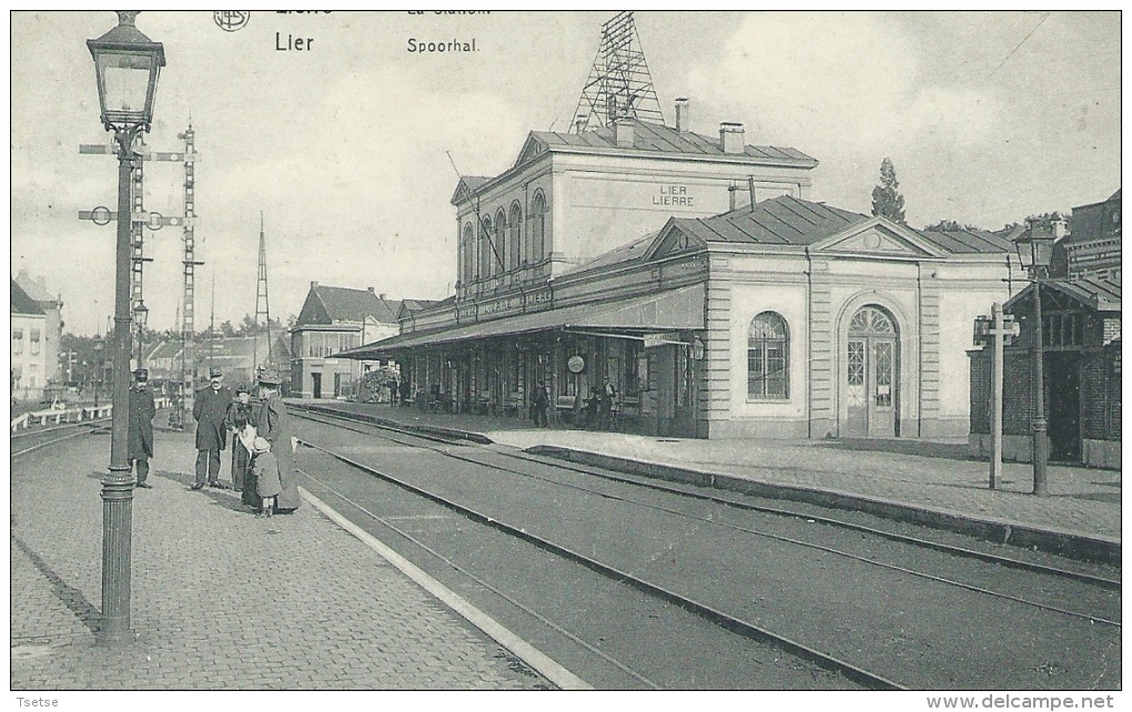 Lier - Spoorhal - 1912 ( Verso Zien ) - Lier