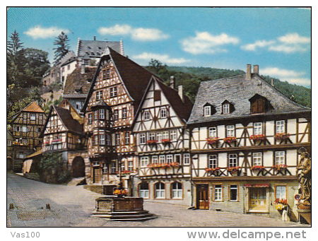 5919- MILTENBERG- SQUARE, TRADITIONAL HOUSES, POSTCARD - Miltenberg A. Main