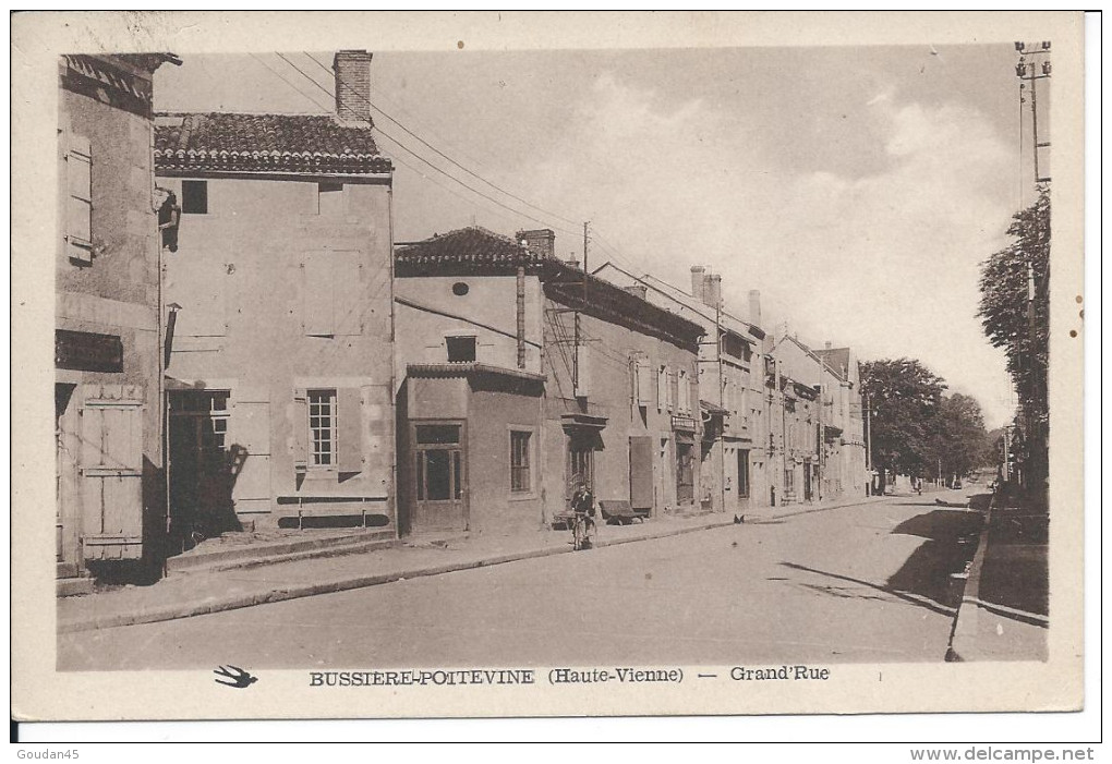 BUSSIERE-POITEVINE (Haute-Vienne) - Grand'Rue - Bussiere Poitevine
