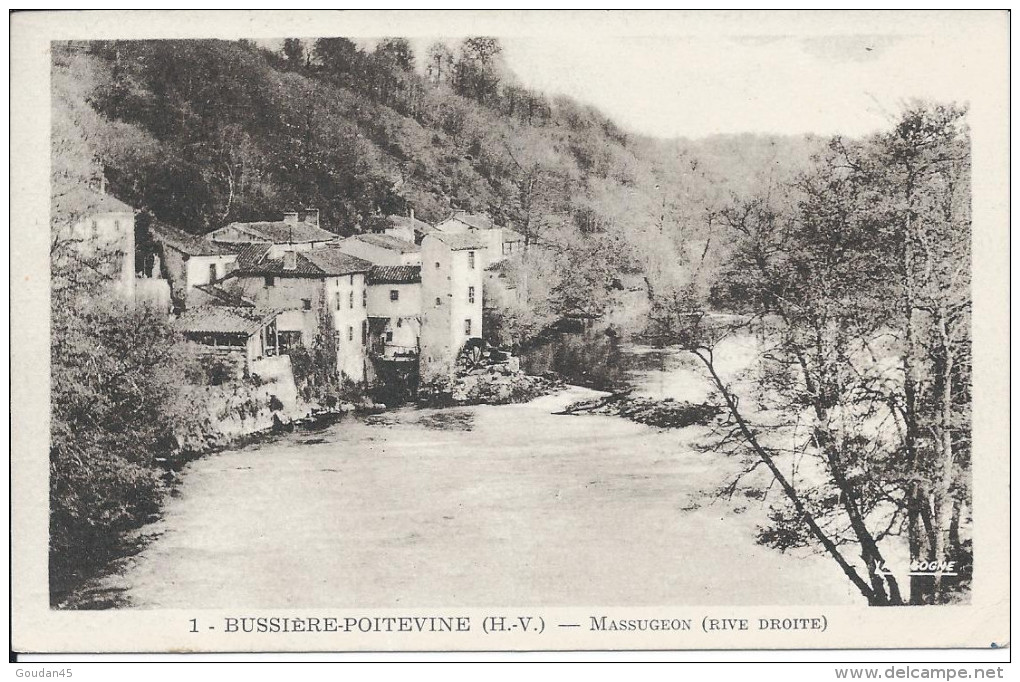 BUSSIERE-POITEVINE (H.-V.) - Massugeon (rive Droite) - Bussiere Poitevine