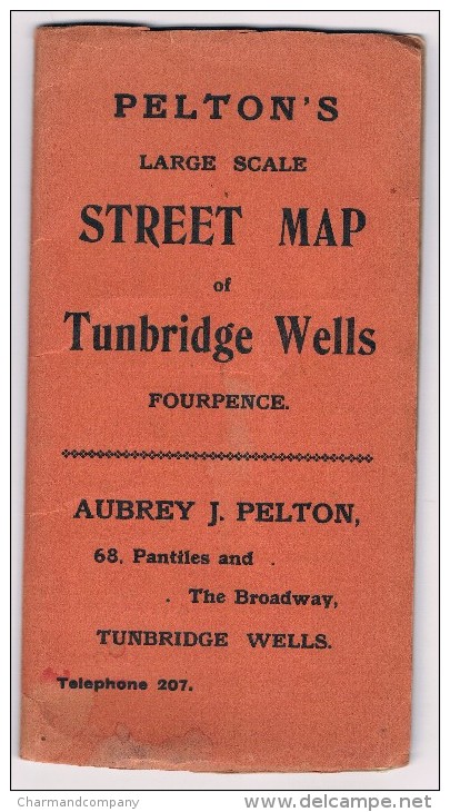 Pelton's Large Scale Street Map Of Tunbridge Wells - Other & Unclassified