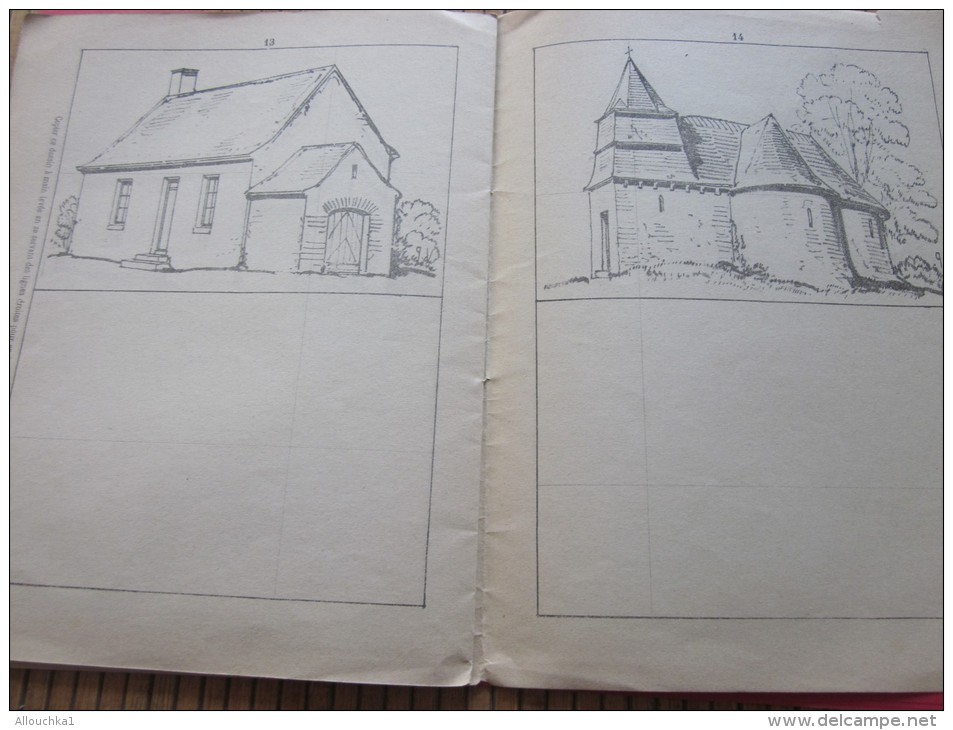 1909 L'écolier Parisien Le Dessin à L'école Primaire Nouvelle Méthode De Dessin Créatif  Composition Décorative De 1909 - Dessins
