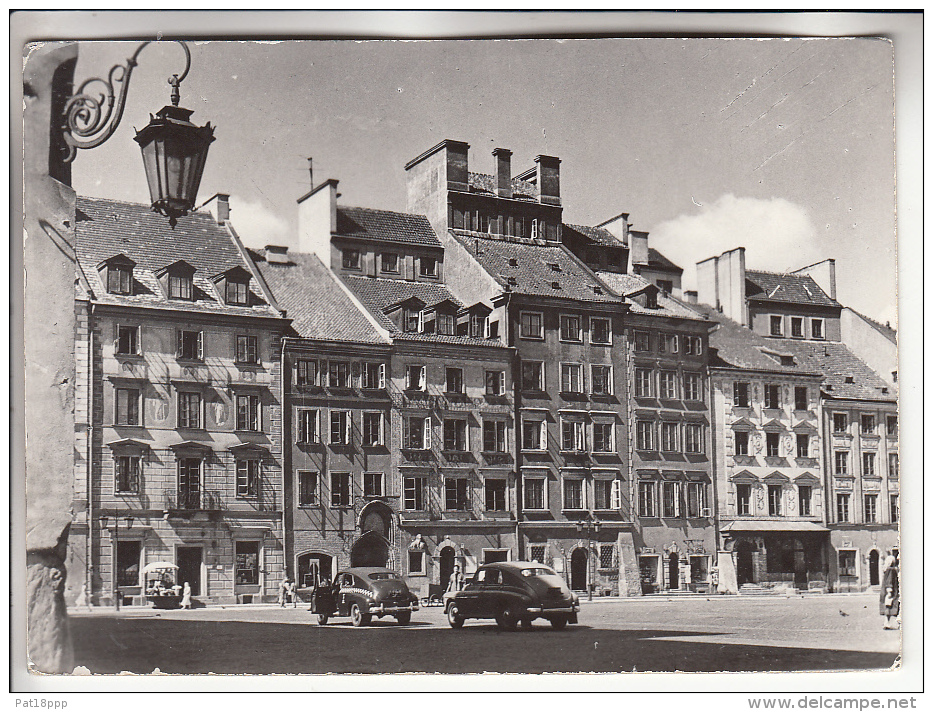 POLSKA Pologne - Rynek Starego Miasta ( Place Du Vieux Marché ) Bon Plan Automobiles " Berlines " CPSM Photo GF 1961 - Pologne