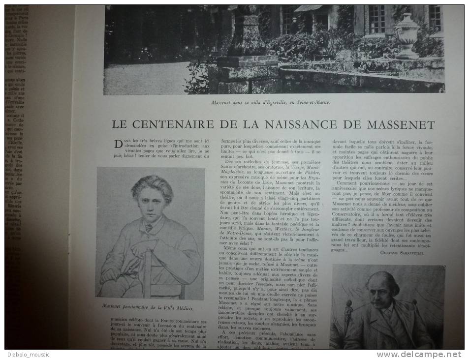 9 Mai 1942 : PARIS Sous Les Bombes Anglaises ; Sauvetage Aviateurs Allemands ; Massenet ;L´ordre Nouveau Des Monitrices - L'Illustration