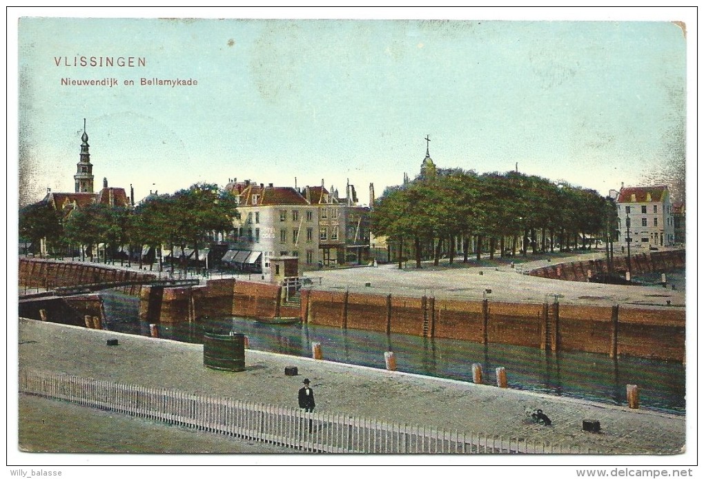 Carte Postale - Pays Bas - VLISSINGEN - Nieuwendijk En Bellamykade - CPA   // - Vlissingen