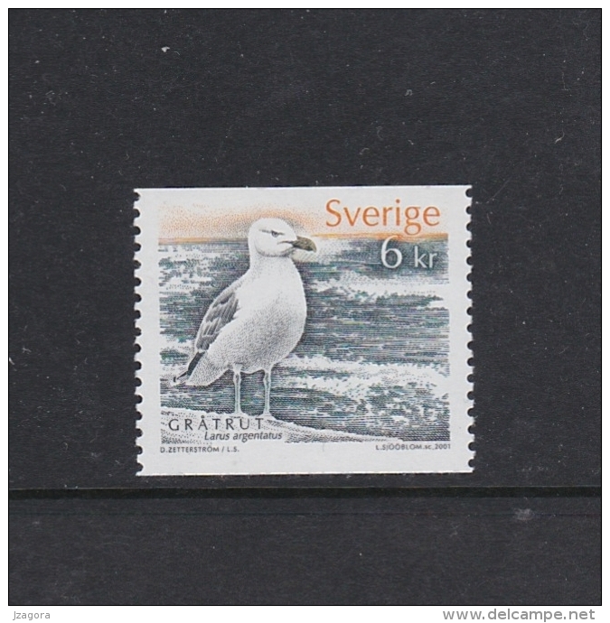 SKANDINAVIAN BIRDS - European Herring Gull Silbermöwe Goélands SWEDEN SUEDE SCHWEDEN 2001 MI 2230 MNH Larus Argentatus - Marine Web-footed Birds