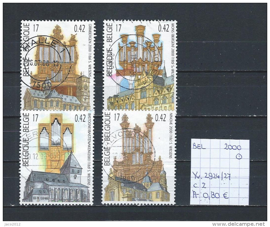 België 2000 - YT 2924/27 Gest./obl./used - Used Stamps