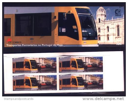Portugal Tram Moderne De Lisbonne Carnet 1995 ** Lisbon Modern Tramway Booklet 1995 ** - Tramways
