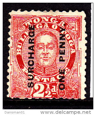 TONGA 1895 SG 30 Mint No Gum - Tonga (...-1970)