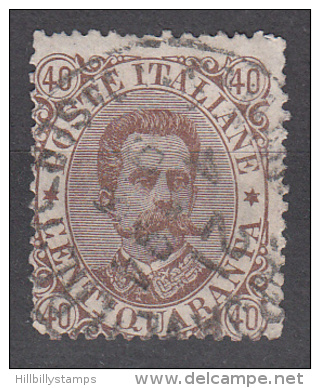 Italy   Scott No. 53    Used     Year   1889 - Oblitérés