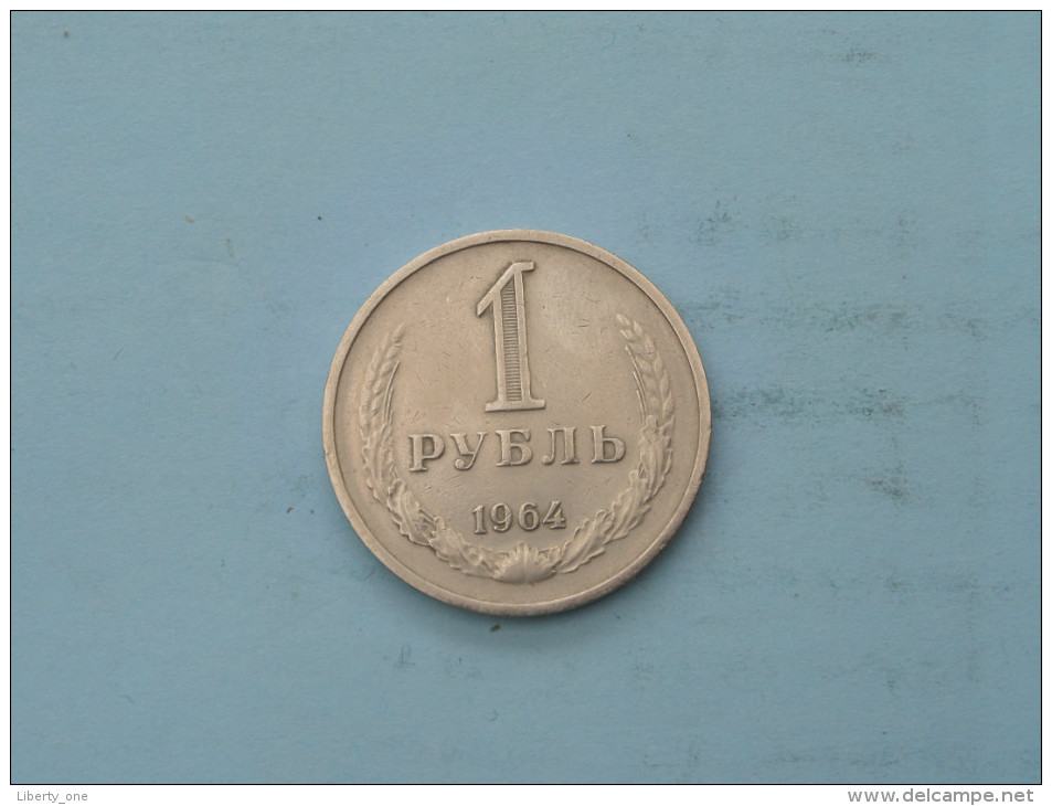 1964 - 1 Rouble / Y# 134a.2 ( Uncleaned - Details Zie Foto´s ) ! - Russie