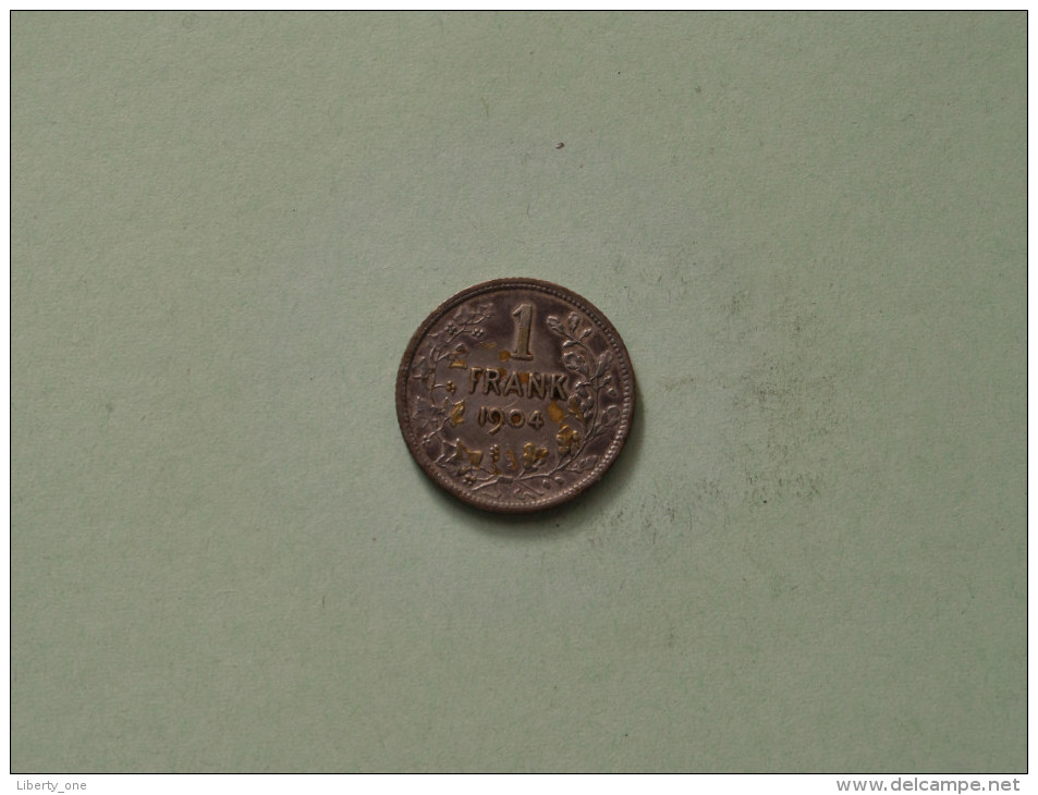 1904 - 1 Frank - KM 57.1 ( Uncleaned - Details Zie Foto´s ) ! - 1 Franc