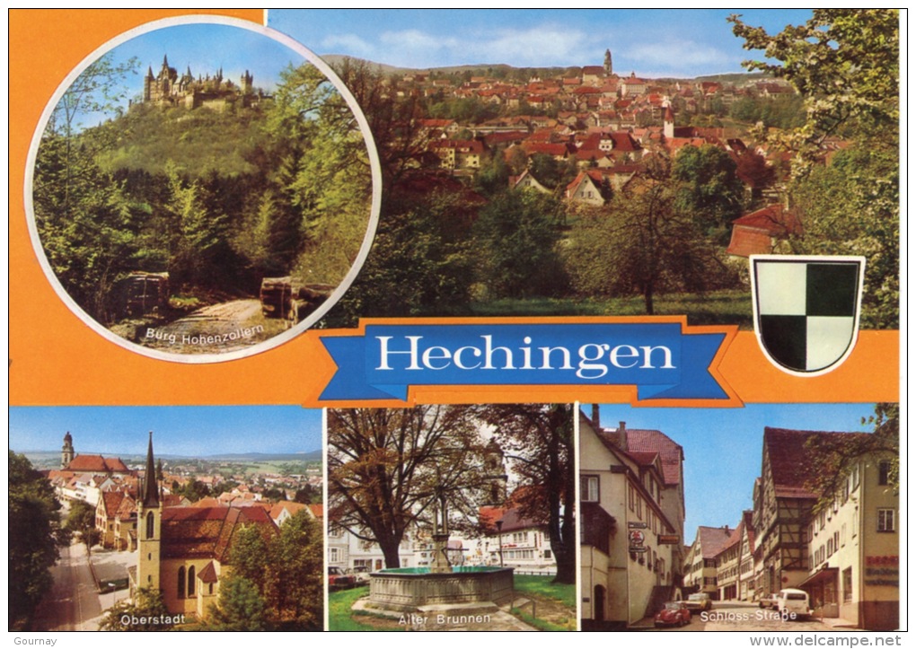 Allemagne : Hechingen (multivues N°440/69) Oberstadt Burg Alter Brunnen Schloss Strabe - Hechingen