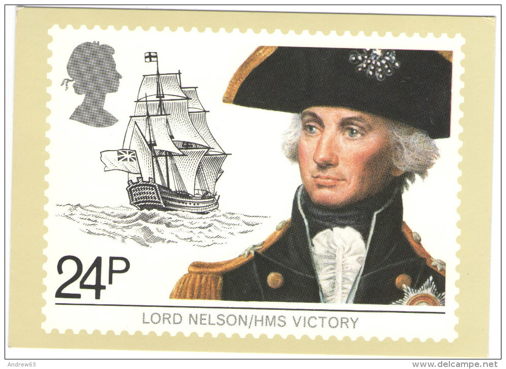 REGNO UNITO - UNITED KINGDOM - GREAT BRITAIN - GB - 1982 - MARITIME HERITAGE - Lord Nelson / HMS Victory - Hounslow -... - 1981-1990 Decimal Issues