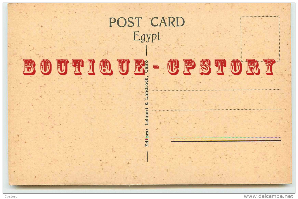 EGYPT - LEHNERT & LANDROCK  N° 1555 - ASSUAN - PHILAE BEFORE THE INUNDATION - INONDATION - PHOTOGRAPHE - Assuan