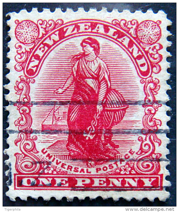 NEW ZEALAND 1902 1d Universal Postage USED - Gebraucht