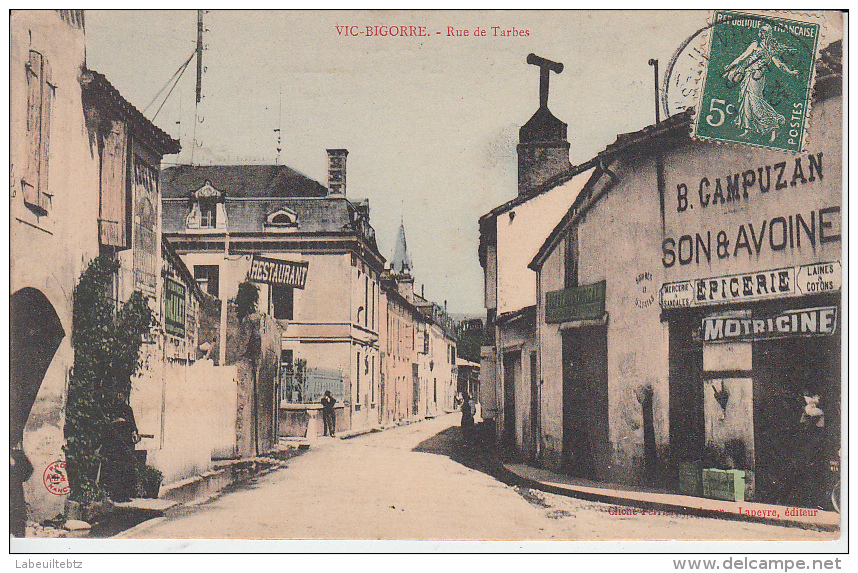 VIC BIGORRE - Rue De Tarbes  ( Epicerie Restaurant  Commerce ) - Vic Sur Bigorre