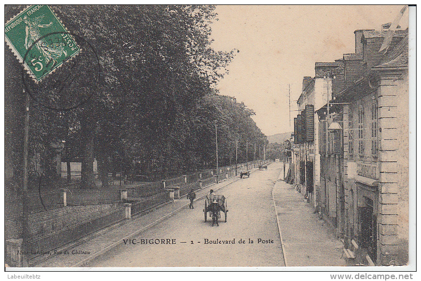 VIC BIGORRE - Boulevard De La Poste  PRIX FIXE - Vic Sur Bigorre