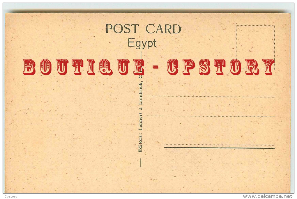 EGYPT - LEHNERT & LANDROCK  N° 1541 - ASSUAN NILEDAM - PHOTOGRAPHE - Assuan