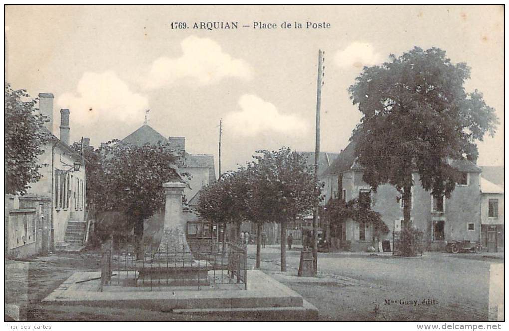58 - Arquian - Place De La Poste - Autres & Non Classés