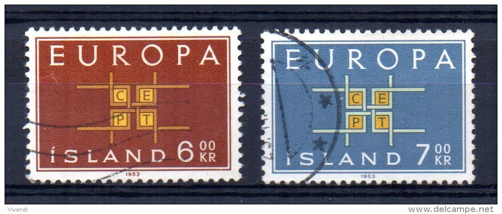 Iceland - 1963 - Europa - Used - Oblitérés